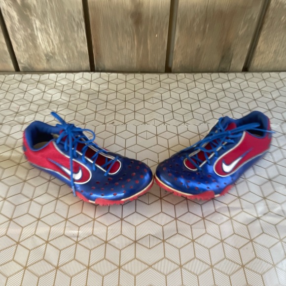 Vintage Nike Bowerman Zoom 2 VL Track Shoes Red White Blue Size 7. - Picture 2 of 11